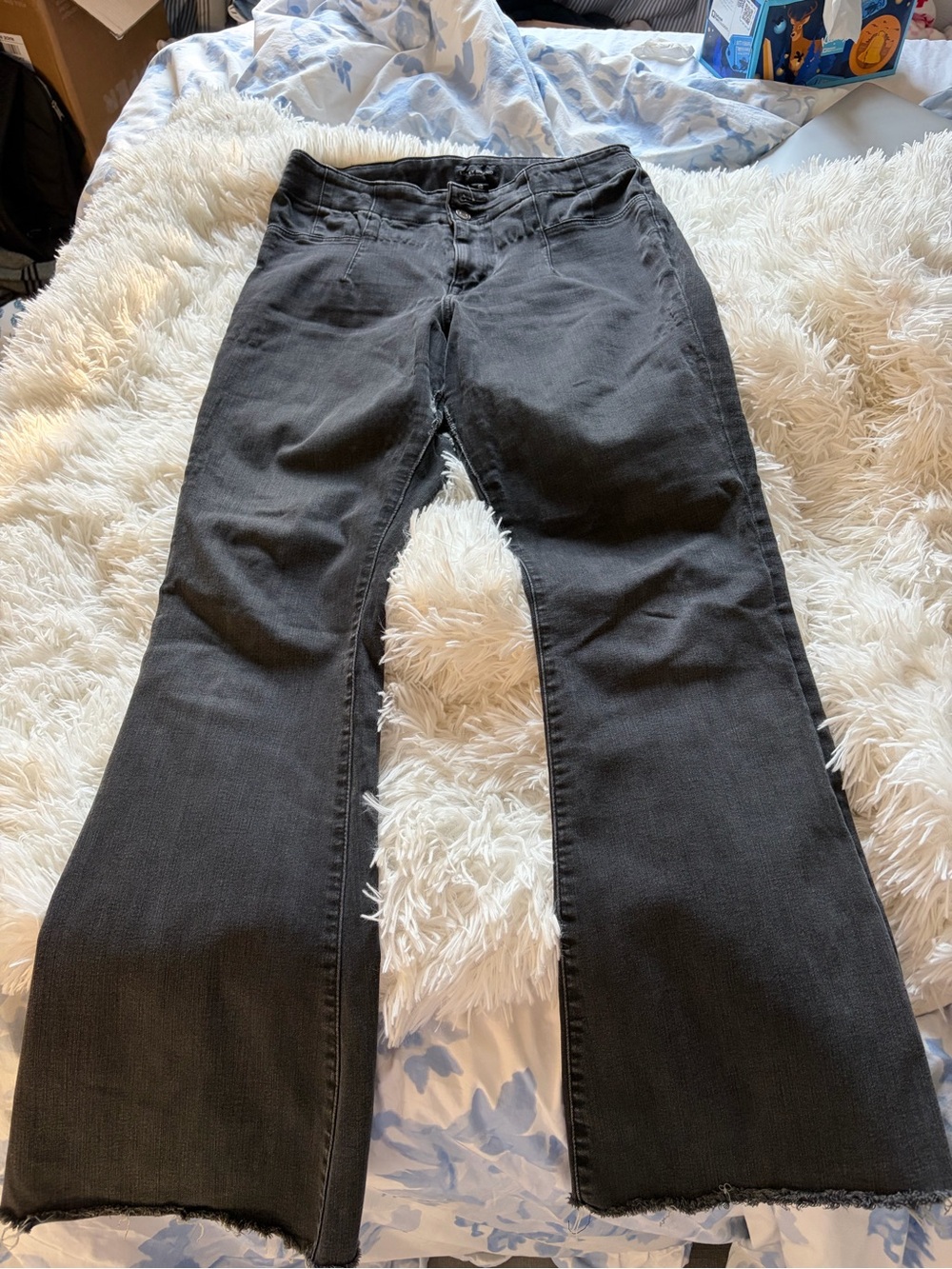 Lucky Brand Black Wide-Leg Flare Jeans